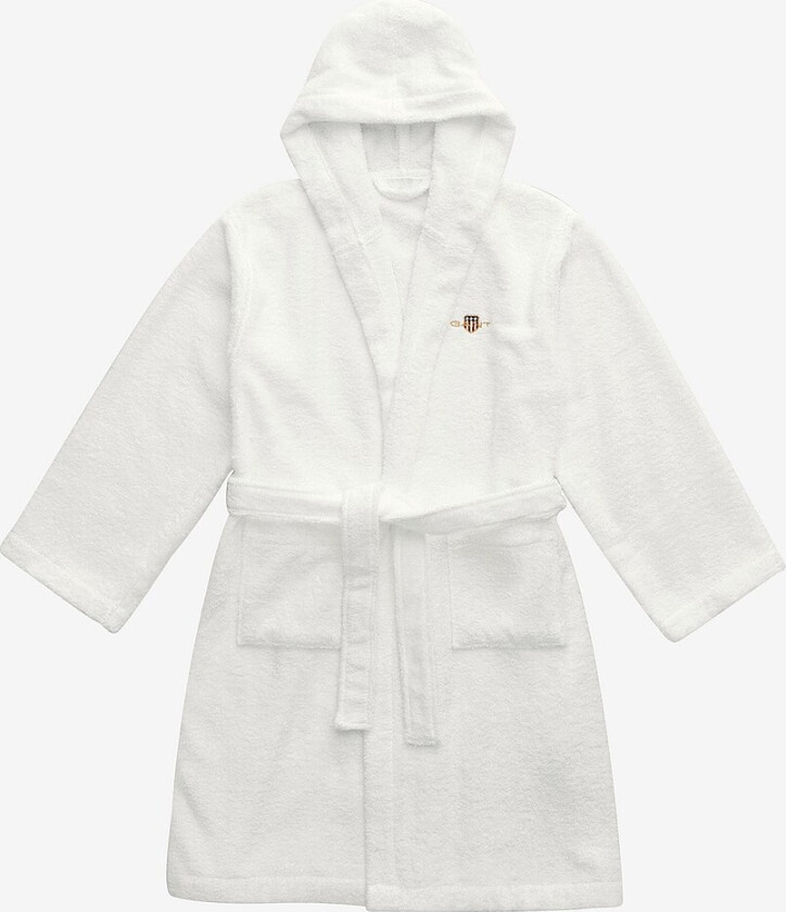 Badekåpe for barn i frotté Archive Shield - Hvit