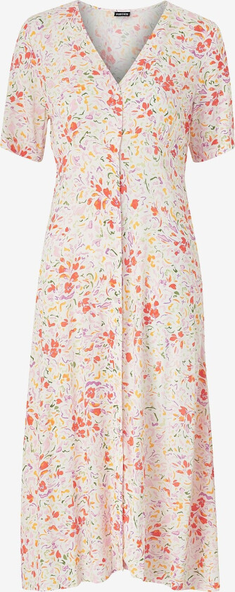 Kjole pcArine SS Midi Dress - Hvit