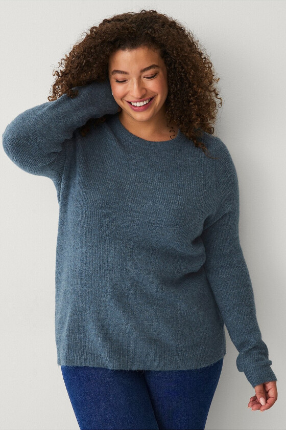 Genser cAmaya L/S Pullover - Blå