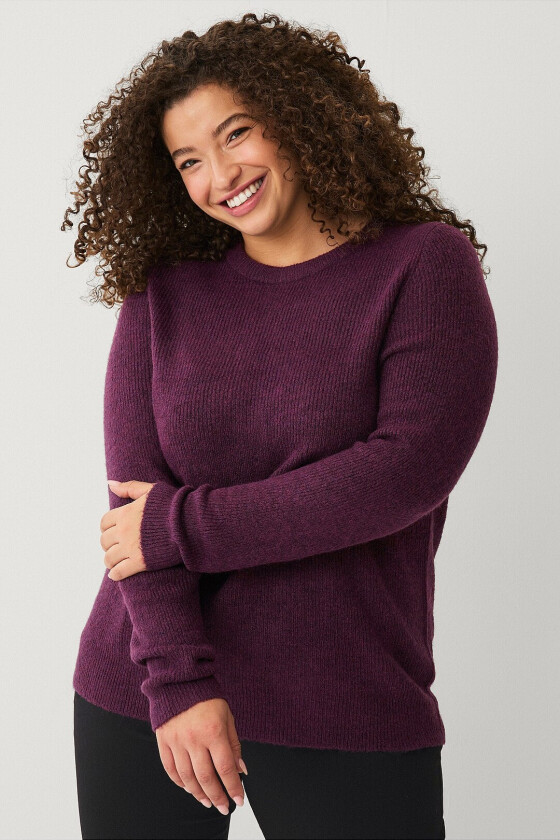 Genser cAmaya L/S Pullover - Lilla