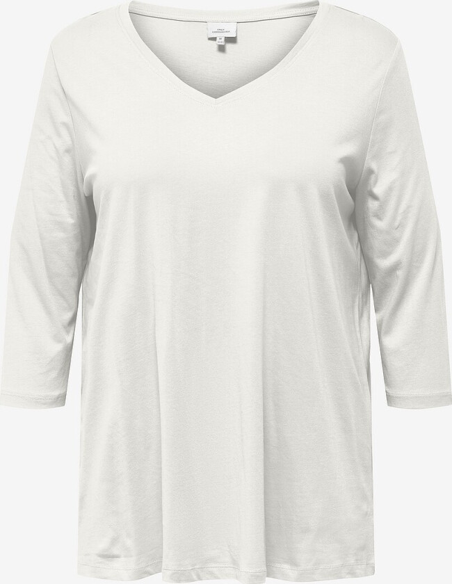 Topp carBonnie Life 3/4 V-neck A-shape J - Hvit
