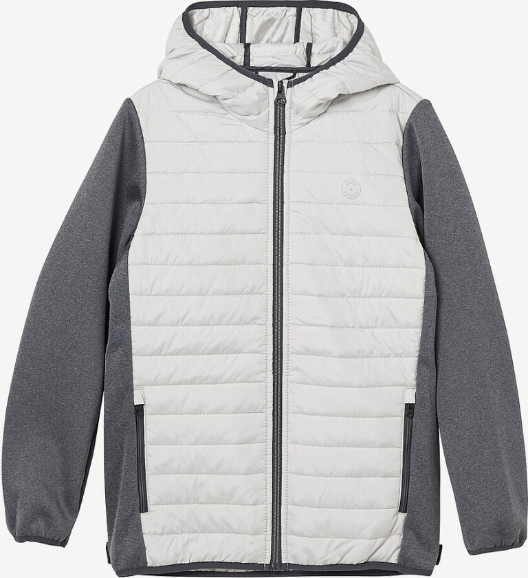 Jakke jjeMulti Quilted Jacket Noos Jnr - Grå