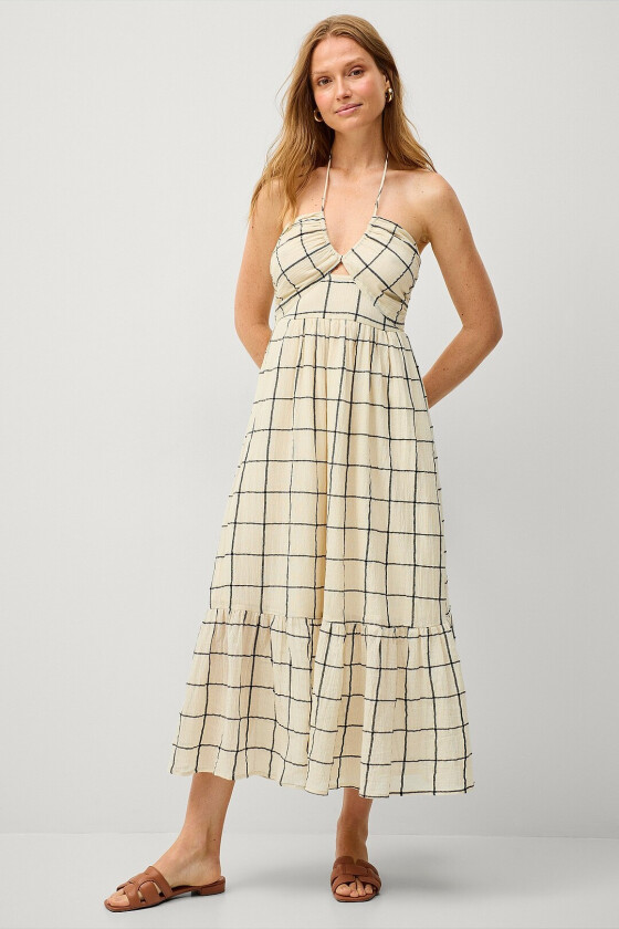 Kjole Dress Square - Beige