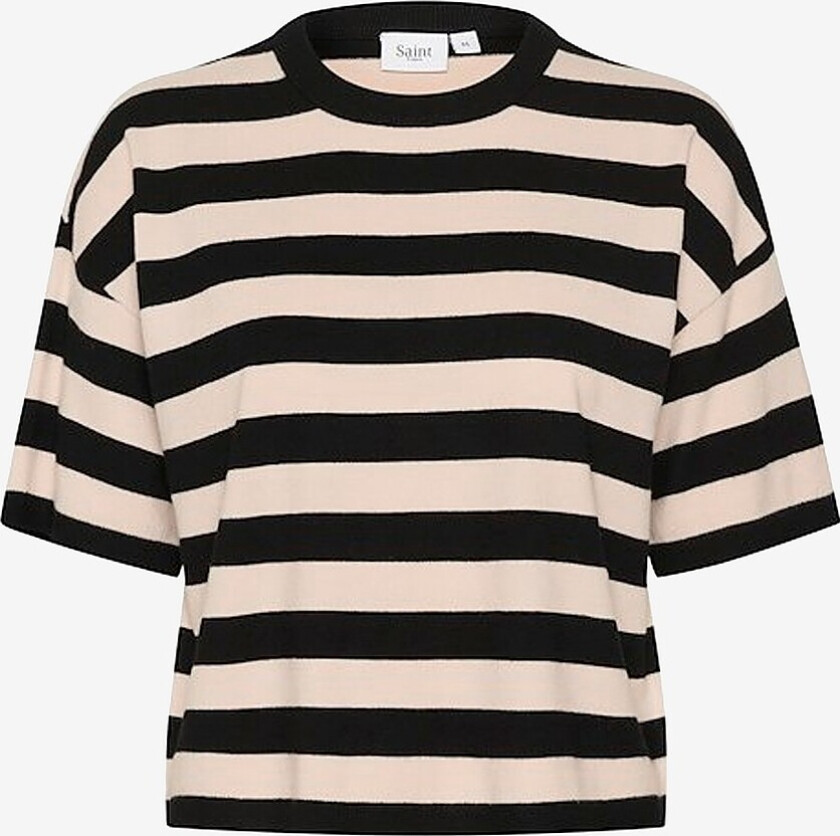 Genser FikamSZ Striped Pullover - Svart