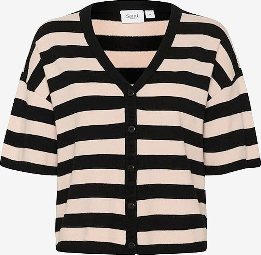 Kardigan FikamSZ Striped - Svart