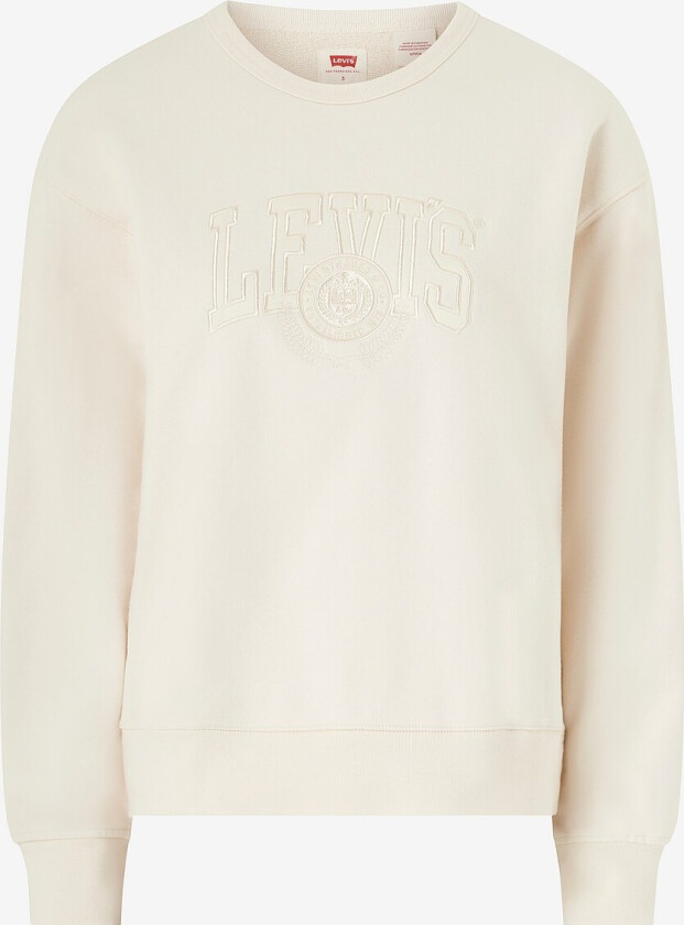 Collegegenser Graphic Heritage Crew App - Beige