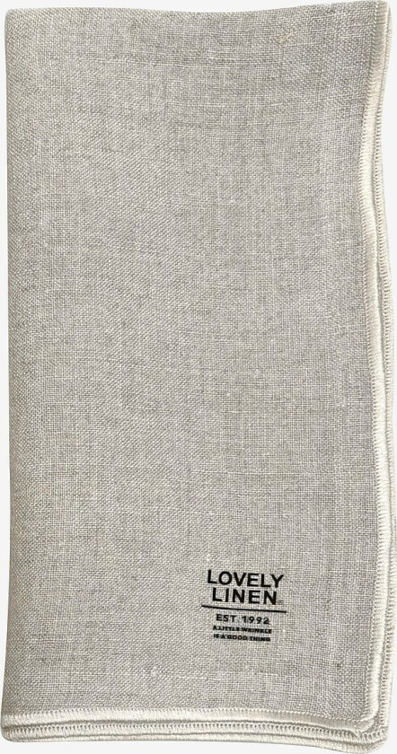 Serviett Grace i vasket lin (4-pakning) - Beige