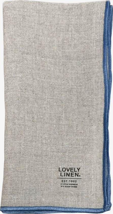 Serviett Grace i vasket lin (4-pakning) - Beige