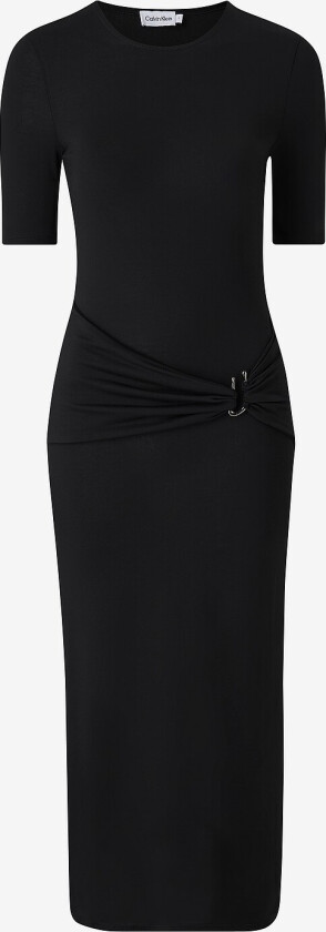 Kjole Jersey Metal Midi Dress SS - Svart