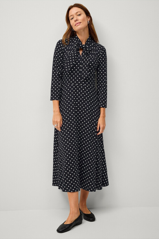 Kjole Julienne Dot Dress - Svart
