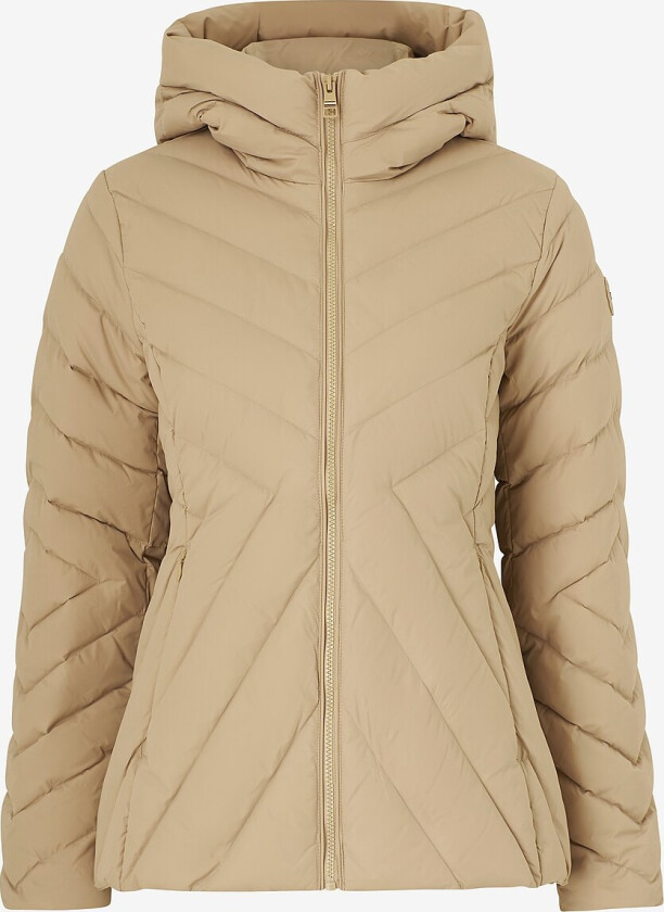 Dun jakke Chevron MW Down Jacket - Beige