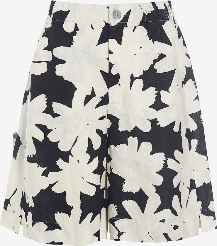 Shorts i lin Harukaze - Svart