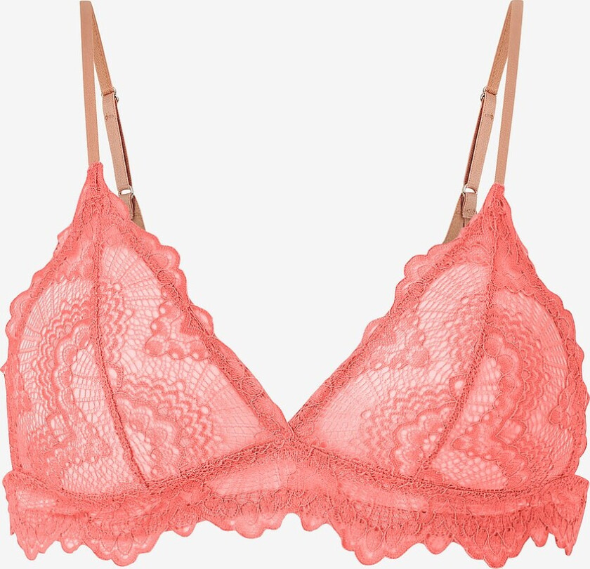 Blonde BH Lace Triangle Bralette - Rosa