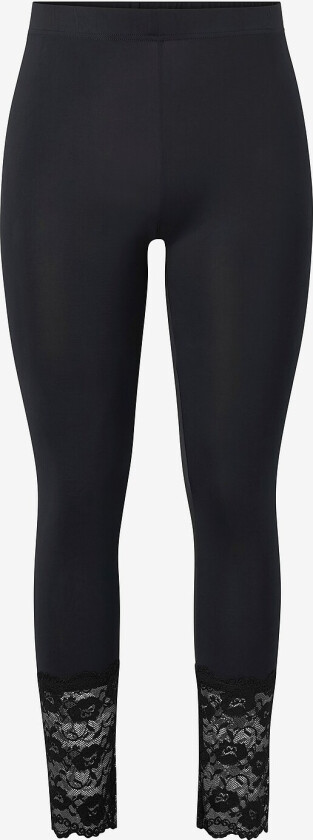 Leggings Luxembourg - Pant With Lace - Svart