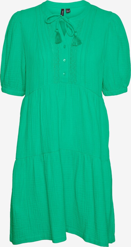 Kjole vmNatali 2/4 Lace Short Dress Wvn - Grønn