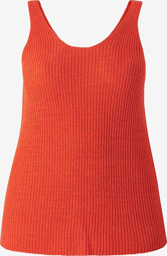 Topp carSunny SL Rib V-neck Knt - Orange