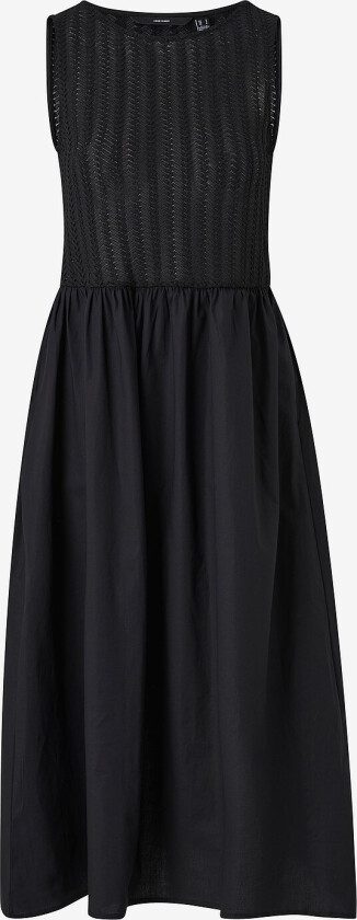 Kjole vmNaja SL Calf Dress Jrs - Svart