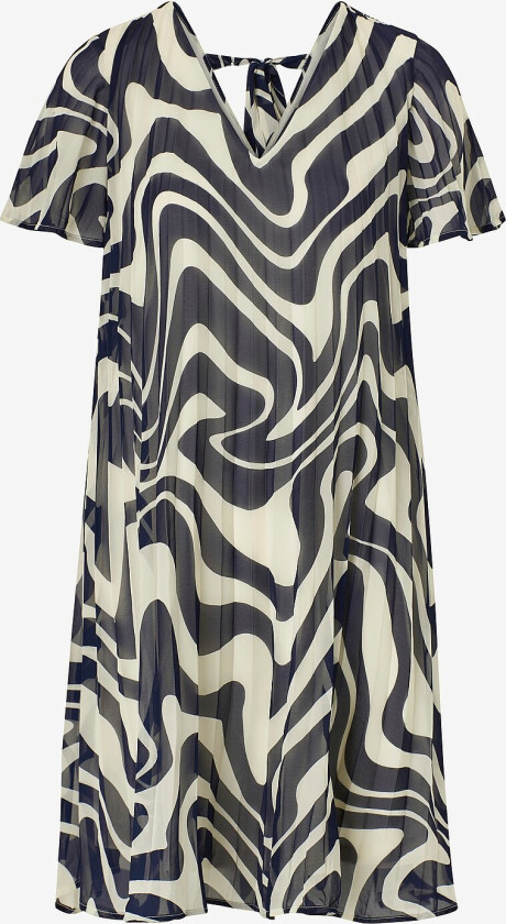 Kjole vmKate S/S Abk Dress Wvn - Blå