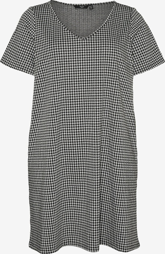Kjole vmcTanya V-neck Short Dress Jrs - Svart