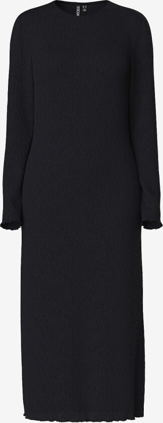 Kjole pcFlora LS Midi Dress Noos BC - Svart