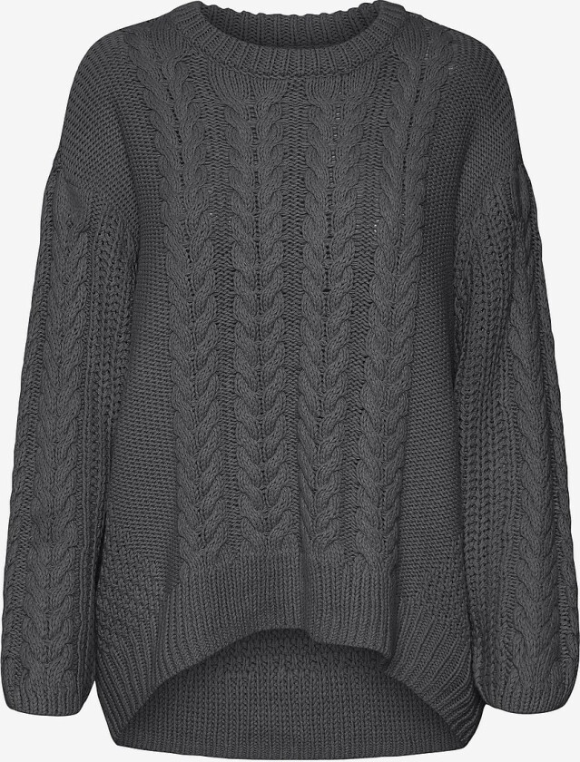 Genser vmSveacable LS O-neck Pullover GA B - Svart