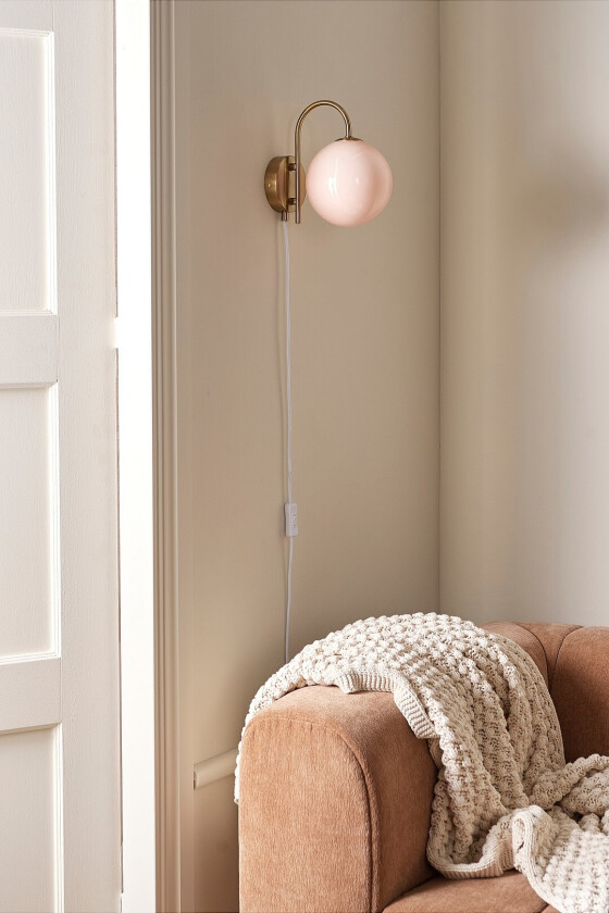 Vegglampe Hope - Rosa