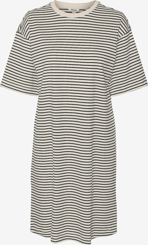 Kjole Vmjada Naima 2/4 O-neck Abk Dress V - Beige