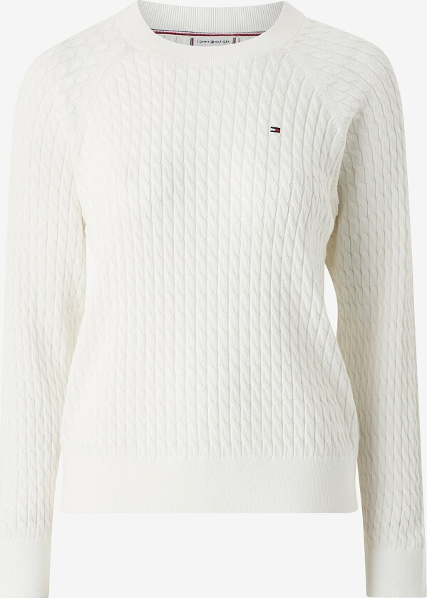 Genser Co Cable C-nk Sweater - Beige