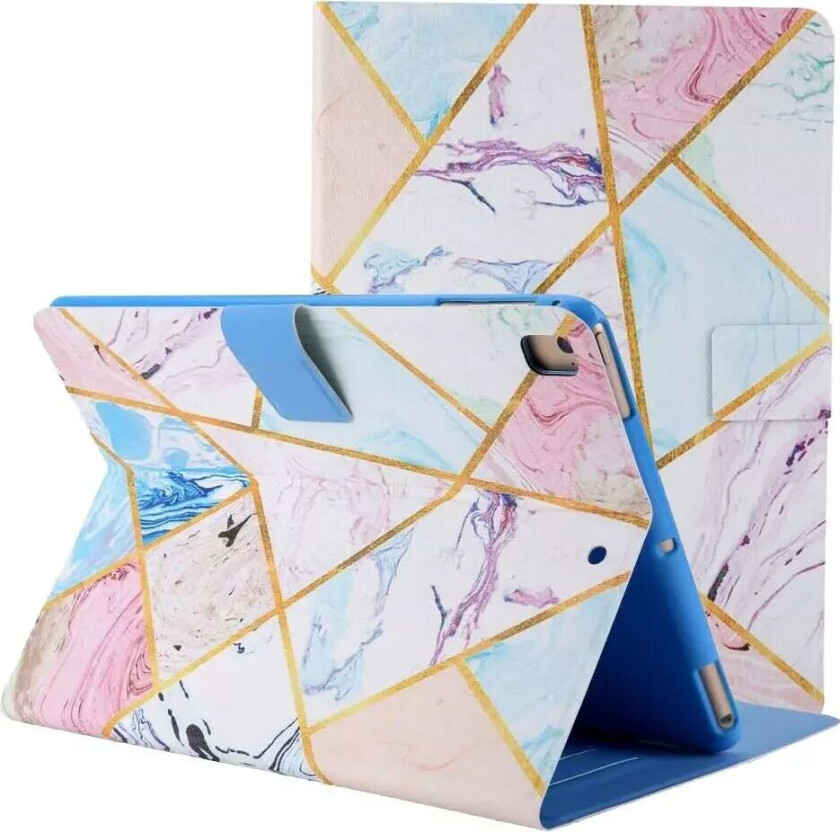 iPad 10.2 (2021 / 2020 / 2019) / Air (2019) / Pro 10.5" (2017) Skinndeksel med Stativ - Marmor Mønster