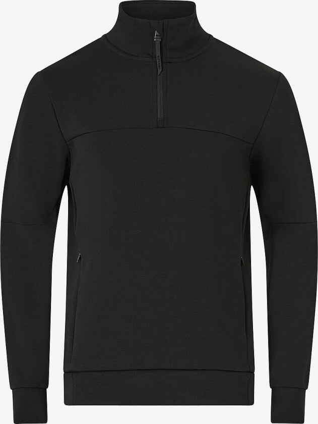 Collegegenser Tech Half Zip - Svart