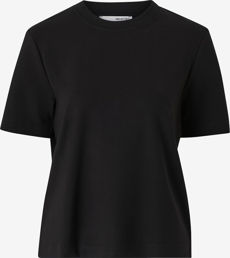 Topp slfShelly SS Boxy Tee - Svart