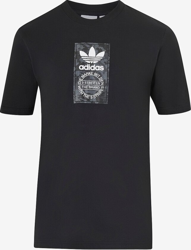 T-skjorte Camo Label Tee - Svart