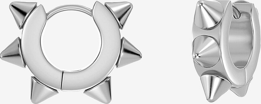 Øredobber Peak Hoops Icon S Steel - Sølv