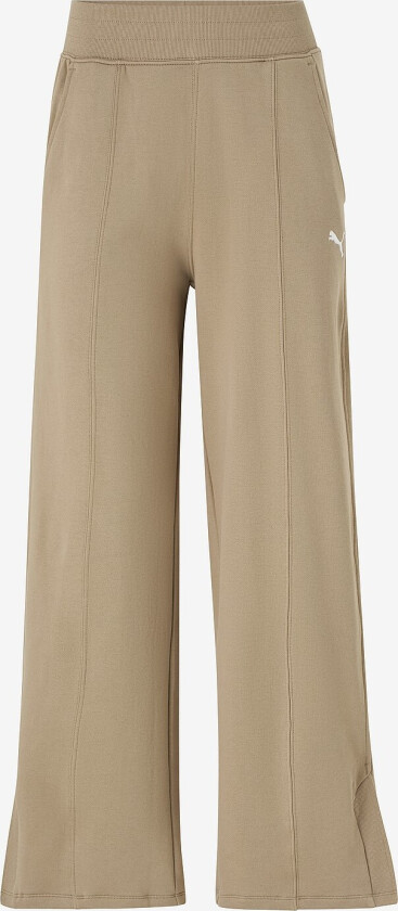 Bukser HER High Waist Straight Pants FL - Beige