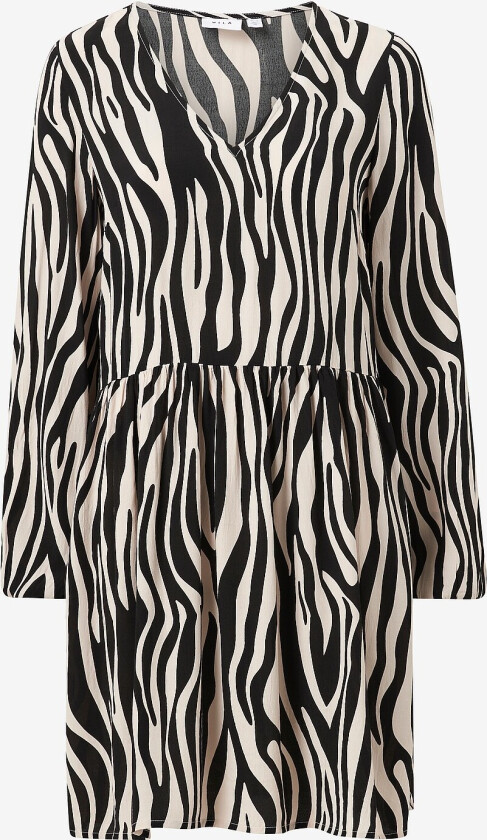 Kjole viFini L/S Short Dress - Svart