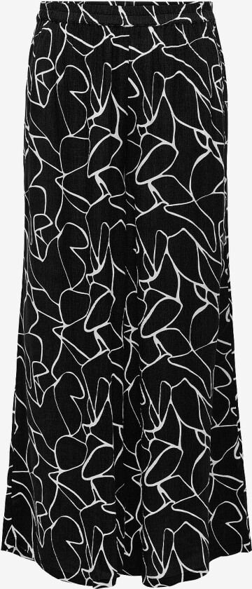 Bukser carElicia Calf Skirt Pant - Svart