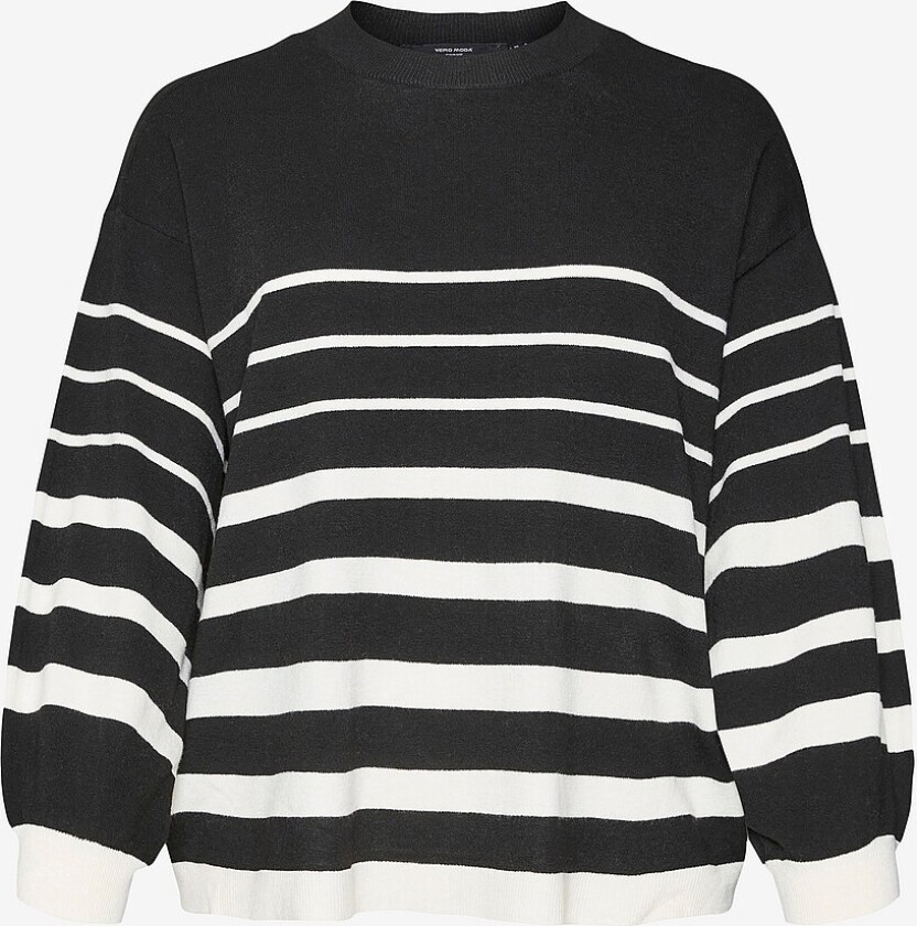 Genser vmcRain LS O-neck Pullover Ent Cur - Svart