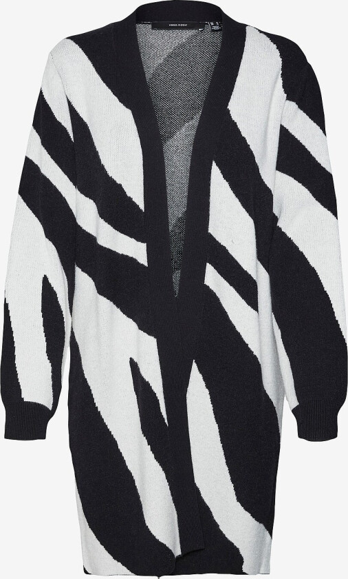Kardigan vmNancy LS Open Cardigan Cur - Svart