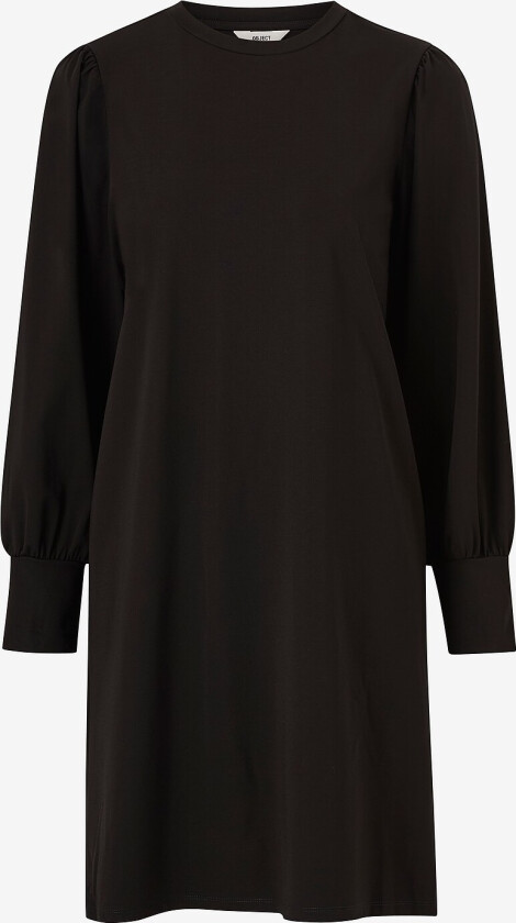 Kjole objCaroline L/S Dress - Svart