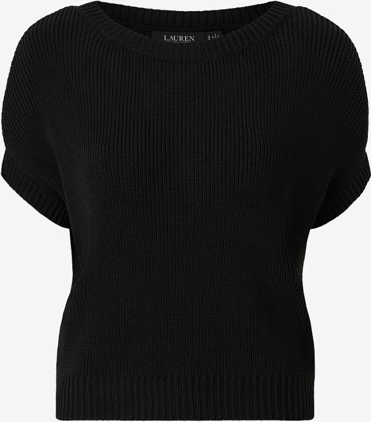 Topp Cotton Viscose-ss Sweater - Svart