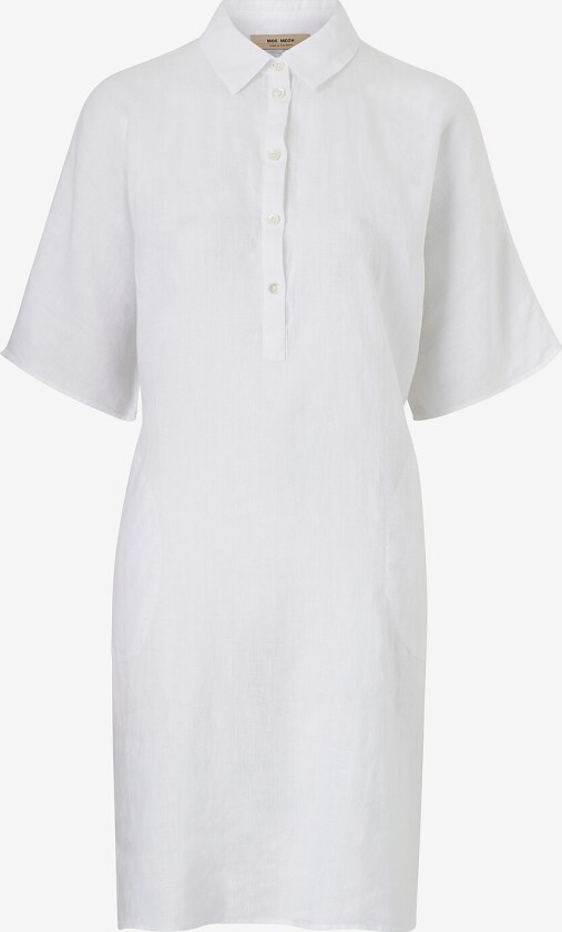 Kjole i lin mmLowana Linen Dress - Hvit