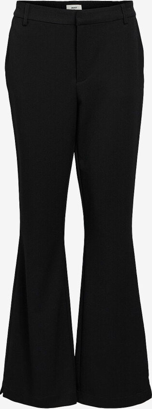 Bukser objLisa MW Flared Pants - Svart