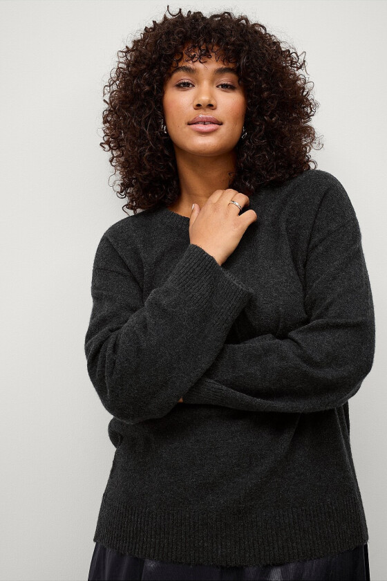 Genser caVista L/S Pullover - Grå