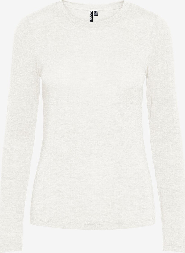 Topp pcMaria LS Top - Hvit