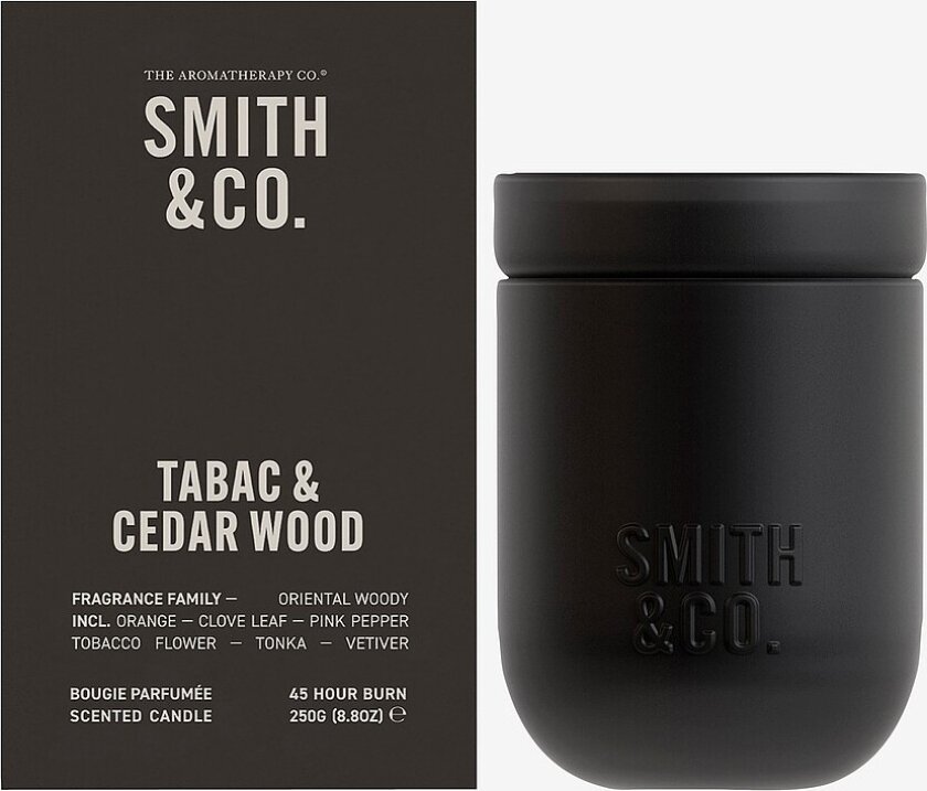 Tabac & Cedarwood Scented Candle 250 g 50 tim