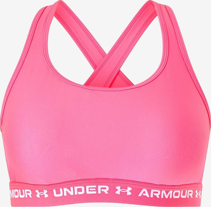 Sports-BH UA Crossback Mid Bra& - Rosa