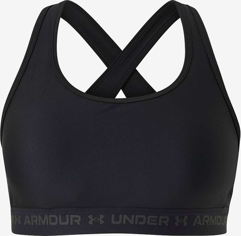 Sports-BH UA Crossback Mid Bra& - Svart