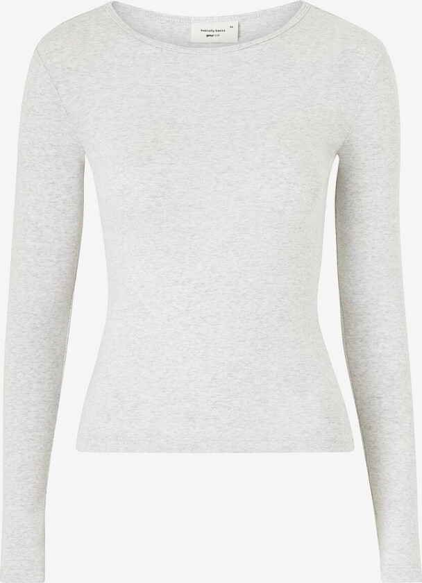 Topp Basic Long Sleeve Top - Grå