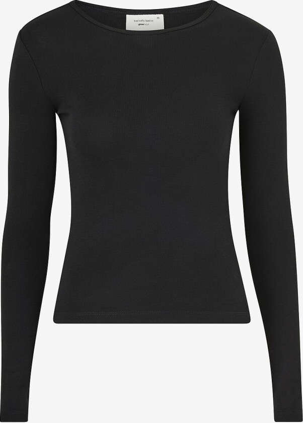 Topp Basic Long Sleeve Top - Svart