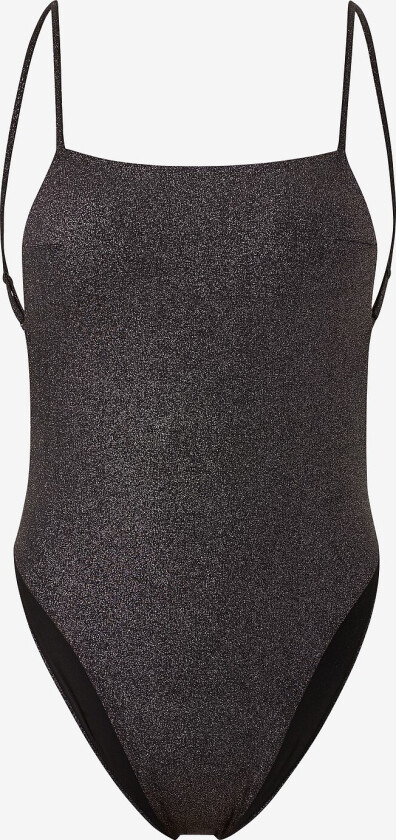 Badedrakt One Piece Square Neckline - Svart